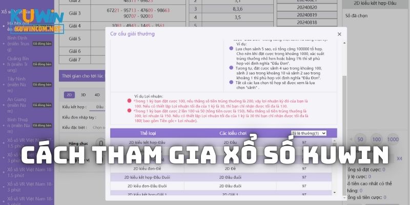Người chơi nên lựa chọn Xổ Số KUWIN phù hợp để tham gia